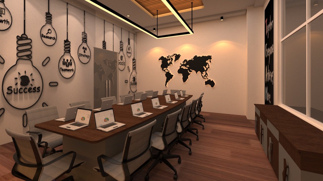 Commercial office interior design by Nesthetica